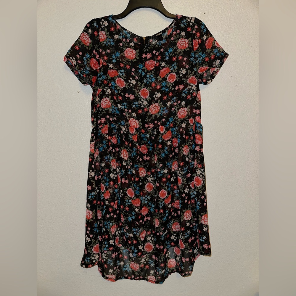 Floral Short Sleeve Dress